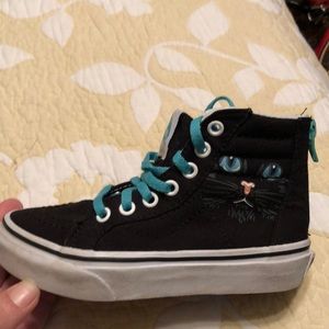 Girls High Top Kitty Vans
